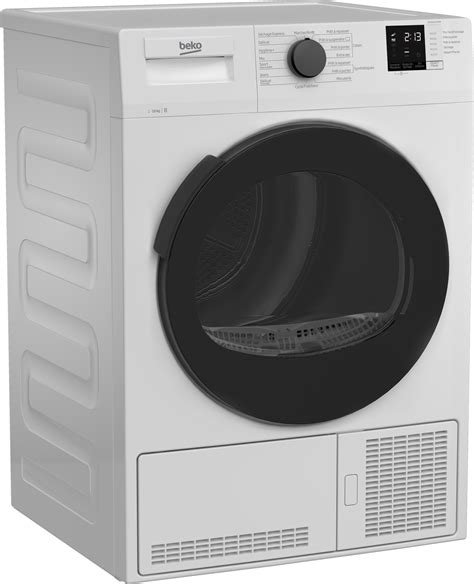 beko sèche-linge hublot du10112cx0w|Présentation du sèche.